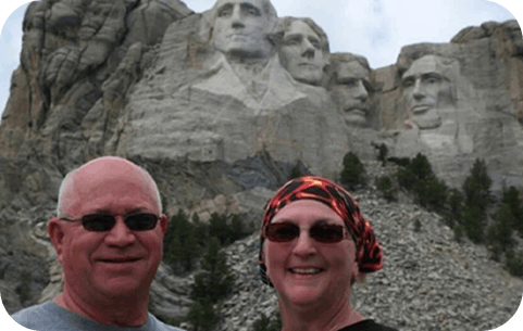 Kidney cancer care partner advocating for access