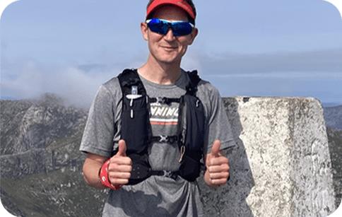 Kidney cancer care partner anchoring himself through this experience